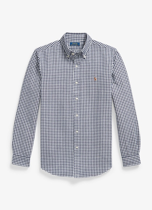 Ralph Lauren Oxford regular fit overhemd met ruitdessin