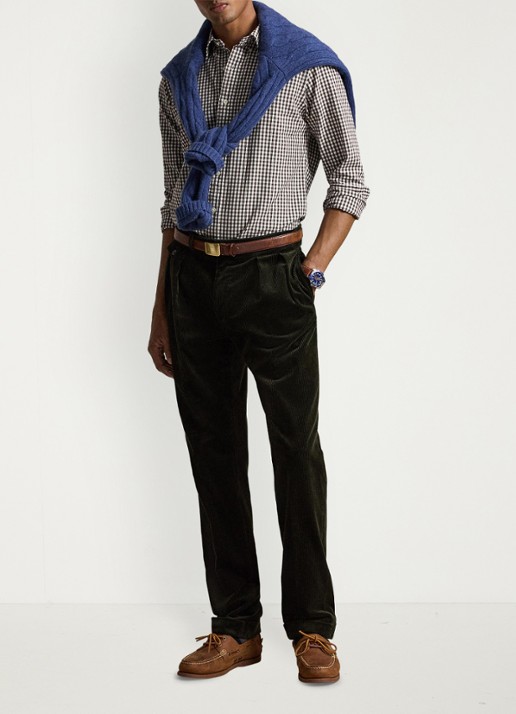 Ralph Lauren Oxford regular fit overhemd met ruitdessin