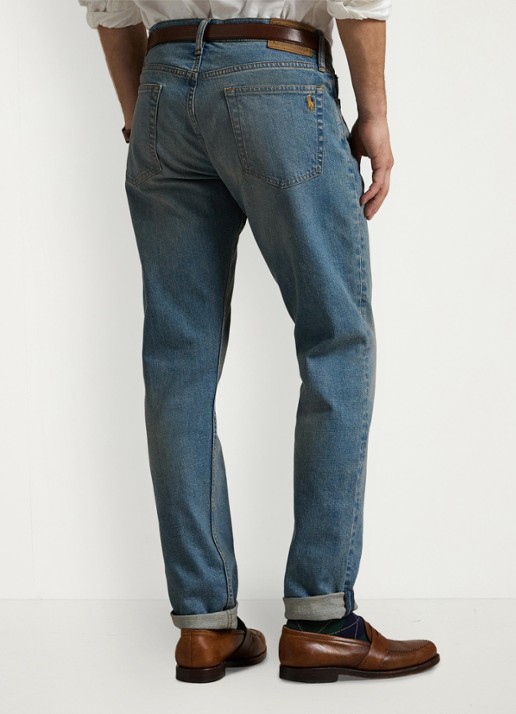 Ralph Lauren Parkside tapered jeans met stretch - achterkant 5 dixon stretch-2wjh