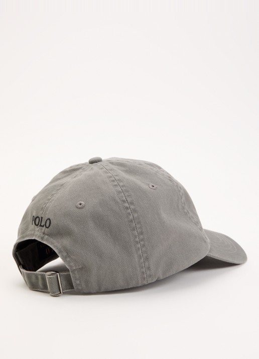 Ralph Lauren Pet met logo  - detail 2 grijs
