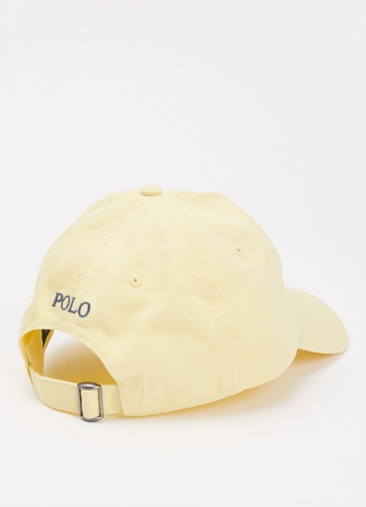 Ralph Lauren Pet met logo  - detail geel