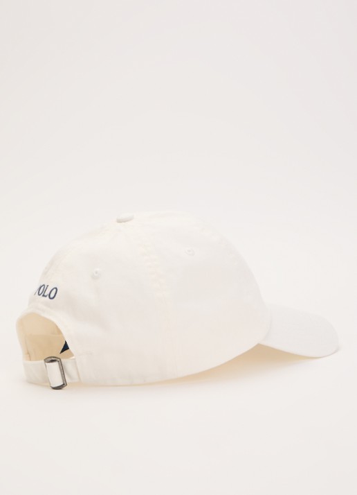 Ralph Lauren Pet met logo  - detail 2 wit