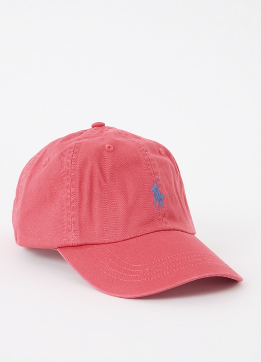 Ralph Lauren Pet met logo  - voorkant oudroze
