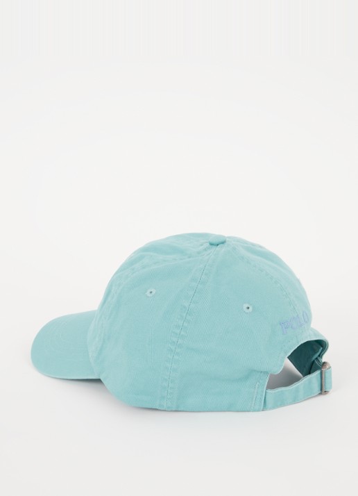 Ralph Lauren Pet met logo  - detail zeegroen