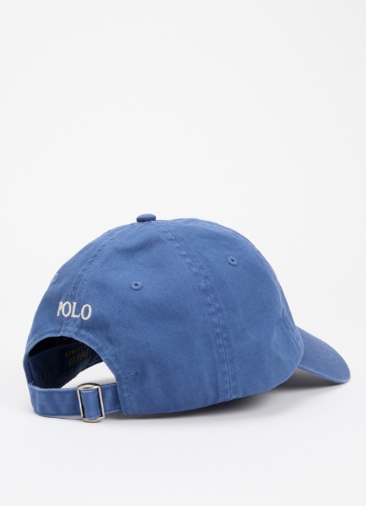 Ralph Lauren Pet met logo  - detail 2 blauw