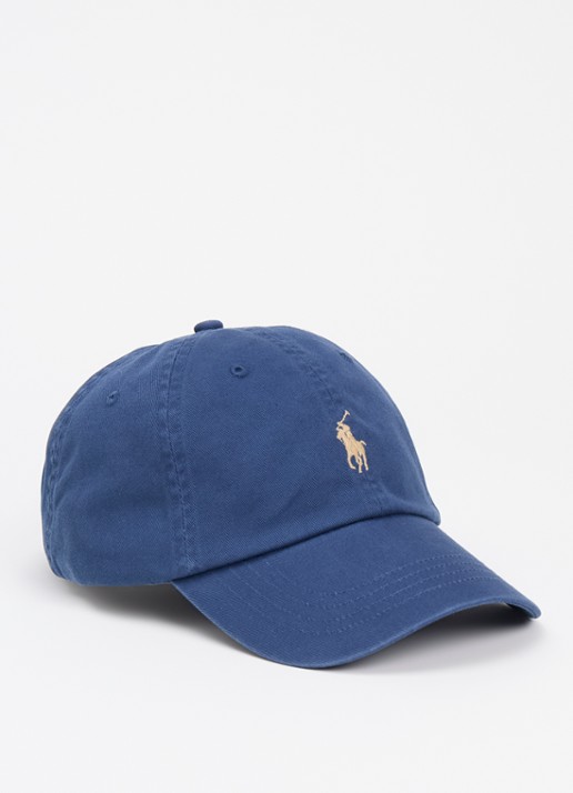 Ralph Lauren Pet met logo  - voorkant indigo