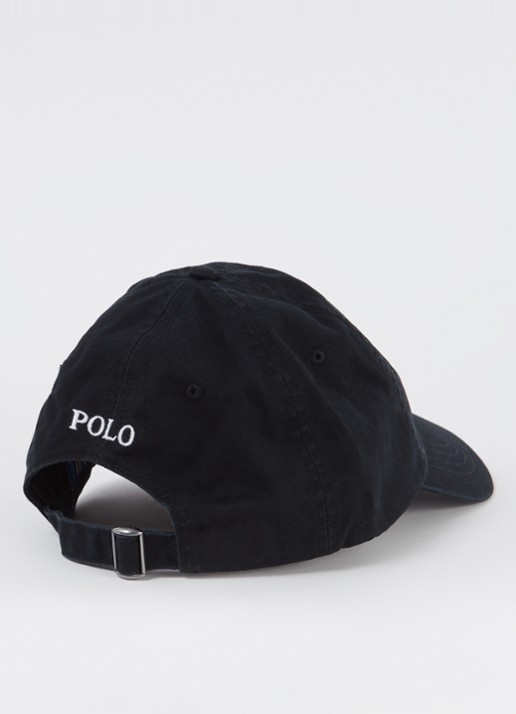 Ralph Lauren Pet met logo  - detail 2 zwart