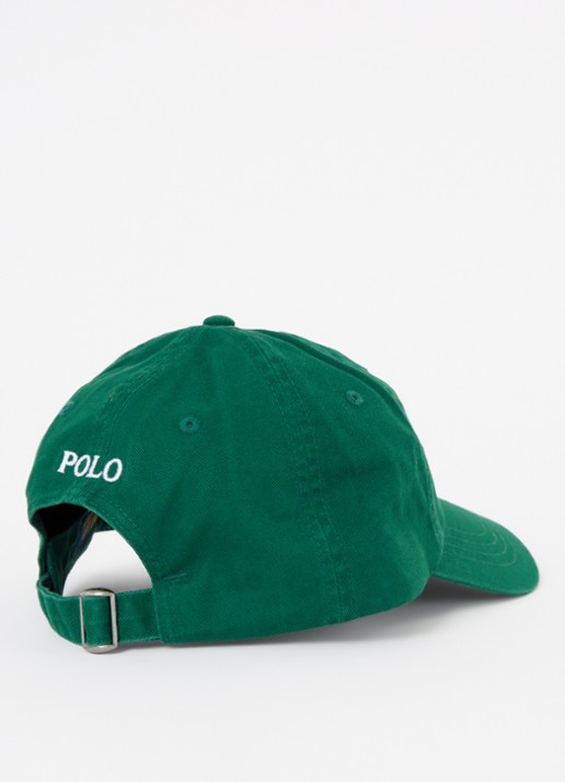 Ralph Lauren Pet met logoborduring - detail 2 donkergroen