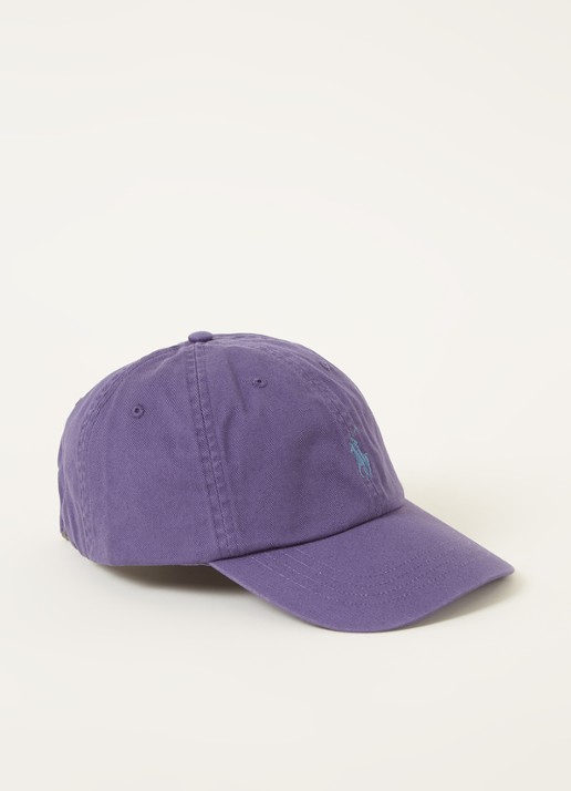 Ralph Lauren Pet met logoborduring - voorkant 2 paars