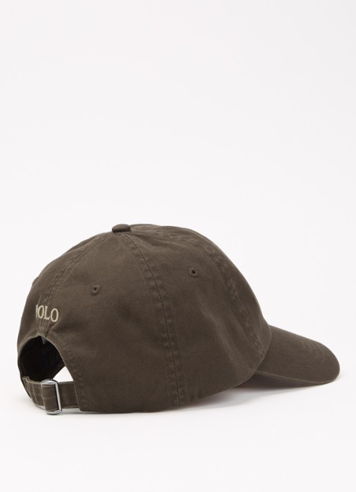 Ralph Lauren Pet met logoborduring - detail 2 bruin