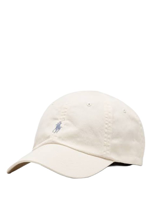 Ralph Lauren Pet met logoborduring   - voorkant guide cream-2wt0