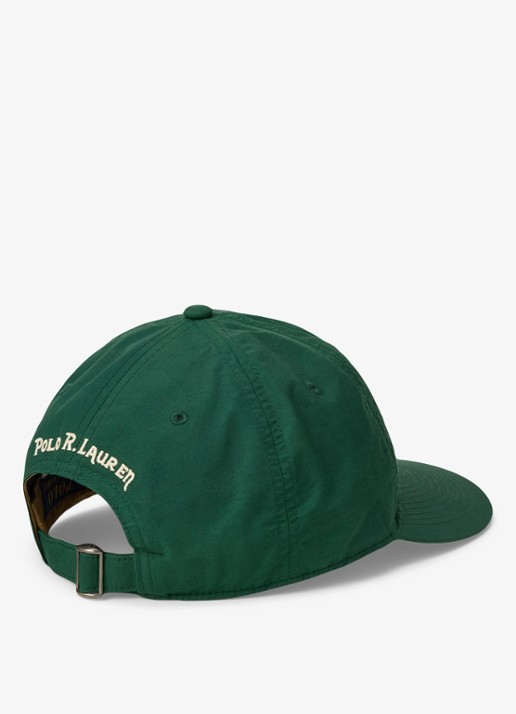 Ralph Lauren Pet met logoborduring - detail 2 vintage pine-370s / groen