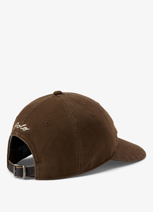 Ralph Lauren Pet met logoborduring - detail 2 cooper brown / bruin