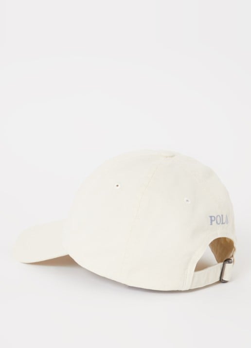 Ralph Lauren Pet met logoborduring  - detail 2 beige