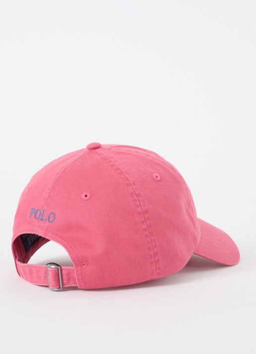 Ralph Lauren Pet met logoborduring  - detail 2 oudroze