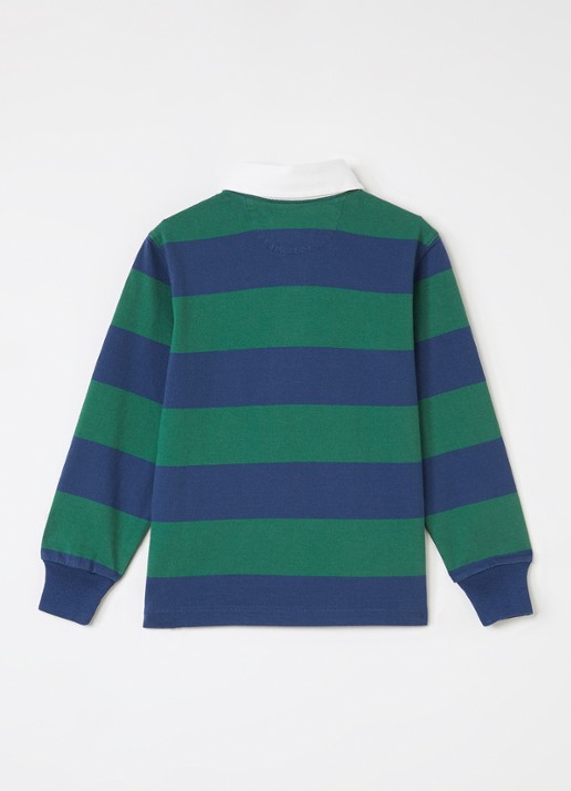 Ralph Lauren Polo met streepprint - voorkant 4 groen