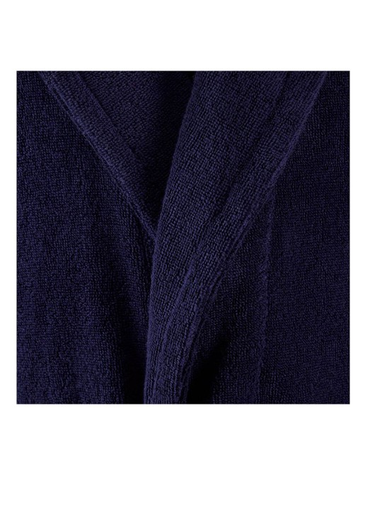 Ralph Lauren Polo Player badjas - unisex - achterkant 2 donkerblauw