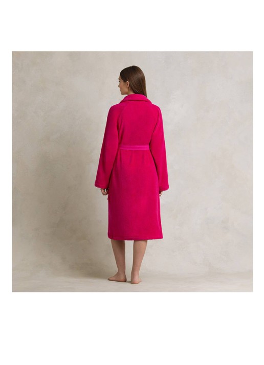 Ralph Lauren Polo Player badjas - unisex - detail 10 fuchsia