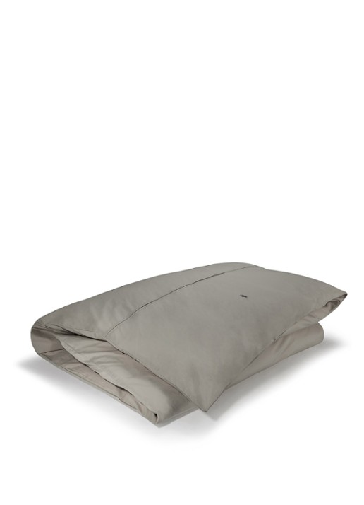 Ralph Lauren Polo Player dekbedovertrek van katoen perkal 220TC - exclusief kussenslopen - voorkant 2 donkerbeige