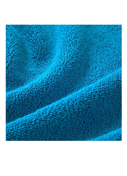 Ralph Lauren Polo Player gastendoek - 600 gr/m2 - 40 x 75 cm - achterkant 4 turquoise