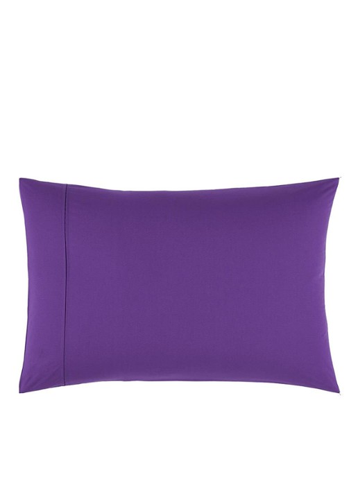 Ralph Lauren Polo Player kussensloop van katoen perkal in 2-pack - achterkant 9 paars