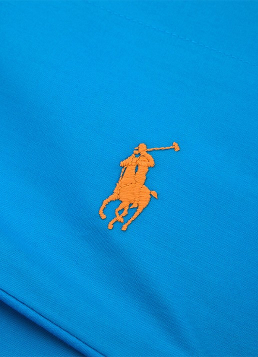 Ralph Lauren Polo Player laken van katoen perkal 80TC - voorkant 2 blauw