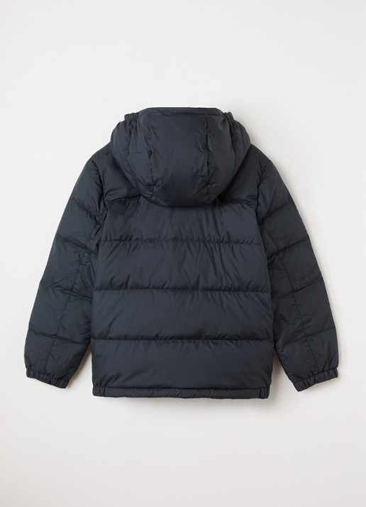 Ralph Lauren Puffer jack met afneembare capuchon - achterkant 3 zwart