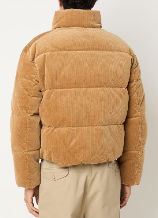 Ralph Lauren Puffer jack met donsvulling en afneembare capuchon - achterkant 4 oranje