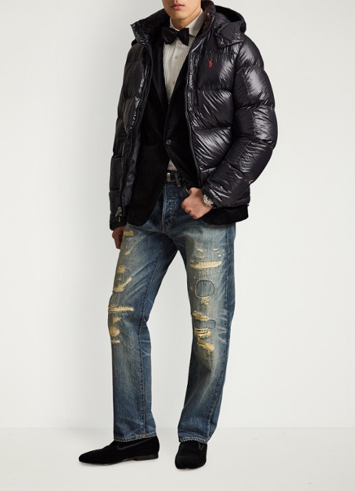 Ralph Lauren Puffer jack met donsvulling en capuchon