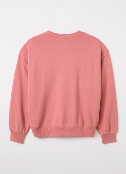 Ralph Lauren Pullover met logoborduring - voorkant 3 oudroze