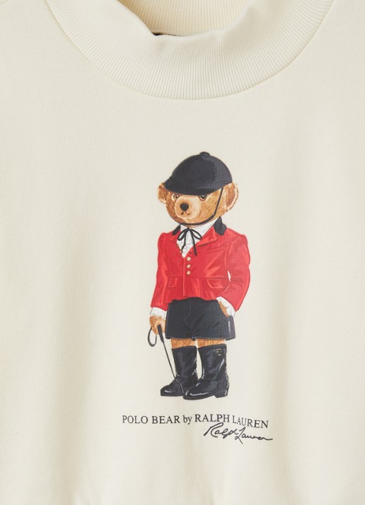 Ralph Lauren Pullover met logoborduring - detail 4 gebroken wit
