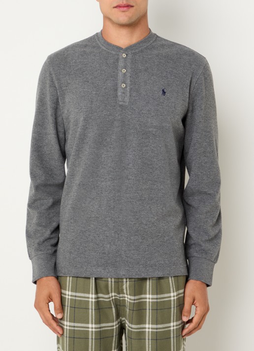 Ralph Lauren Pyjama top met logoborduring