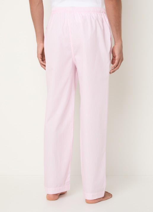 Ralph Lauren Pyjamabroek met logoprint en steekzakken - achterkant 3 roze