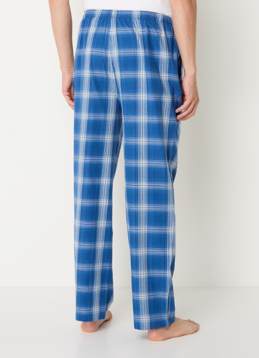 Ralph Lauren Pyjamabroek met logoprint en steekzakken - achterkant 6 indigo