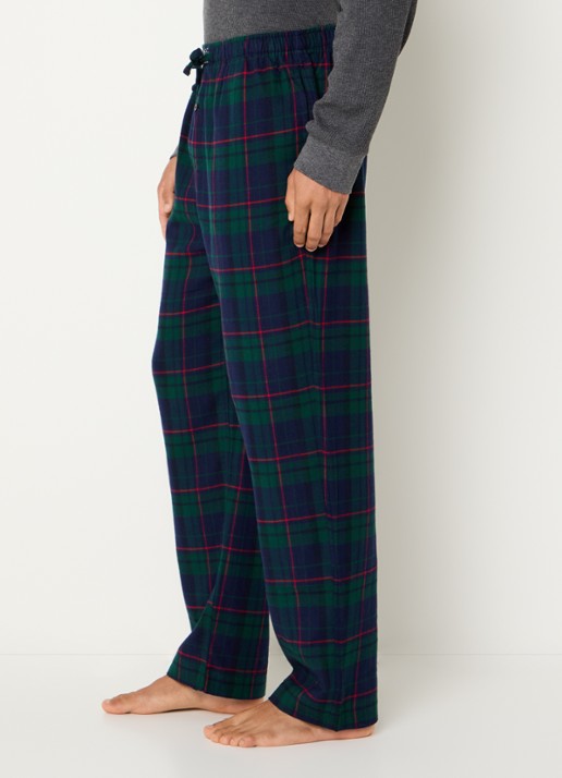 Ralph Lauren Pyjamabroek met steekzakken - detail 3 donkergroen