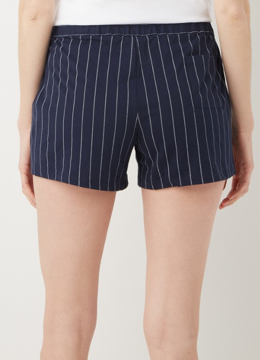 Ralph Lauren Pyjamashorts met streepprint - achterkant 4 blauw
