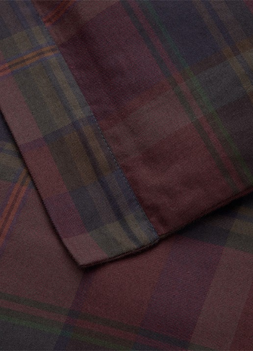 Ralph Lauren Quinn dekbedovertrek - exclusief kussenslopen - voorkant 3 aubergine