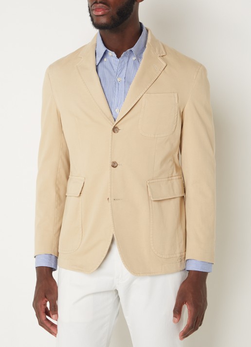 Ralph Lauren Regular fit colbert met klepzakken en borstzak
