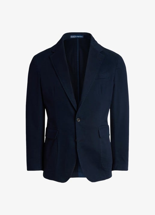 Ralph Lauren Regular fit colbert met klepzakken - voorkant 2 bright navy-2x86