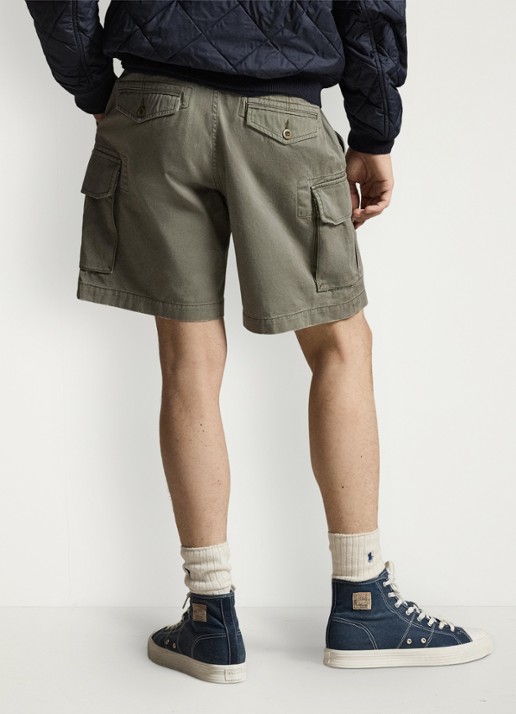 Ralph Lauren Regular fit korte cargobroek - achterkant 2 mountain green-30yg