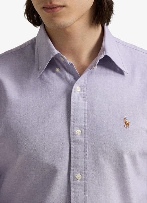 Ralph Lauren Regular fit overhemd met button down kraag - detail 5 4070a thistle / paars