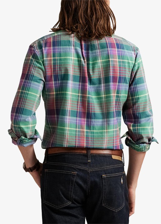Ralph Lauren Regular fit overhemd met logoborduring - achterkant 5 roze