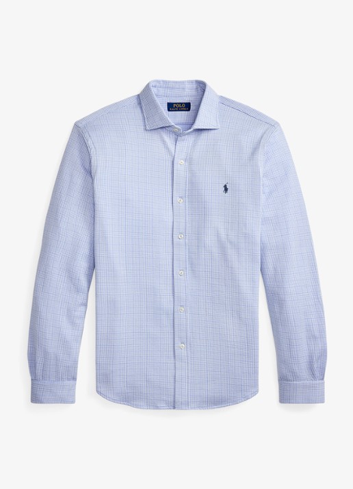 Ralph Lauren Regular fit overhemd met ruitdessin - voorkant zwart