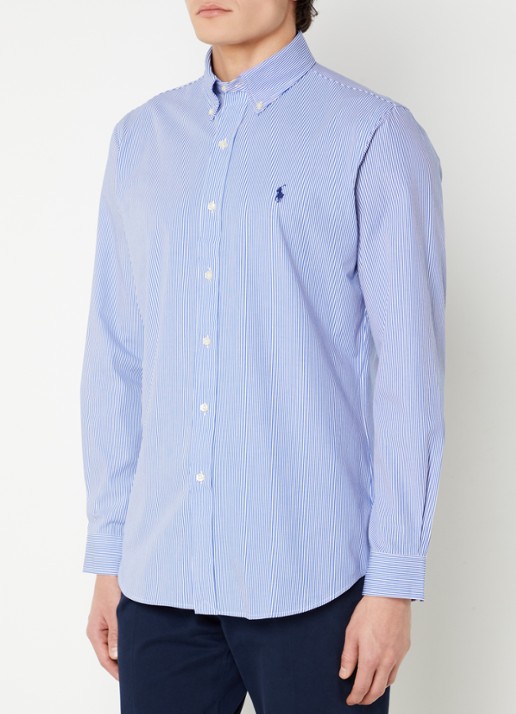 Ralph Lauren Regular fit overhemd met streepprint - detail 7 blue / white hairline strip