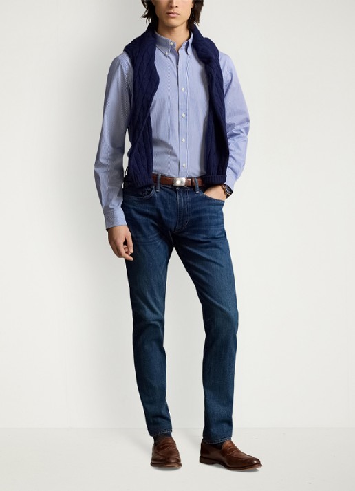 Ralph Lauren Regular fit overhemd met streepprint - voorkant 2 color