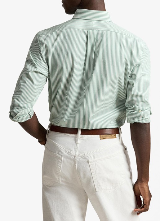 Ralph Lauren Regular fit overhemd met streepprint - achterkant 4655ae faded mint