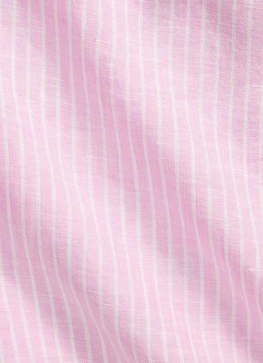 Ralph Lauren Regular fit overhemd van linnen met streepprint - detail 7 7188c pink white-zyk8