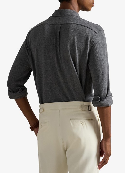 Ralph Lauren Regular fit overhemd van piqué katoen - achterkant 3 ---