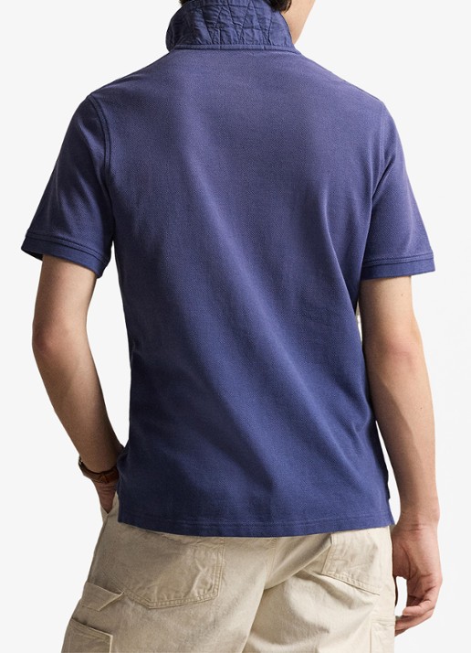 Ralph Lauren Regular fit polo met logo - achterkant 2 light navy / blauw