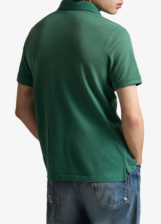Ralph Lauren Regular fit polo met logoborduring - achterkant 5 groen